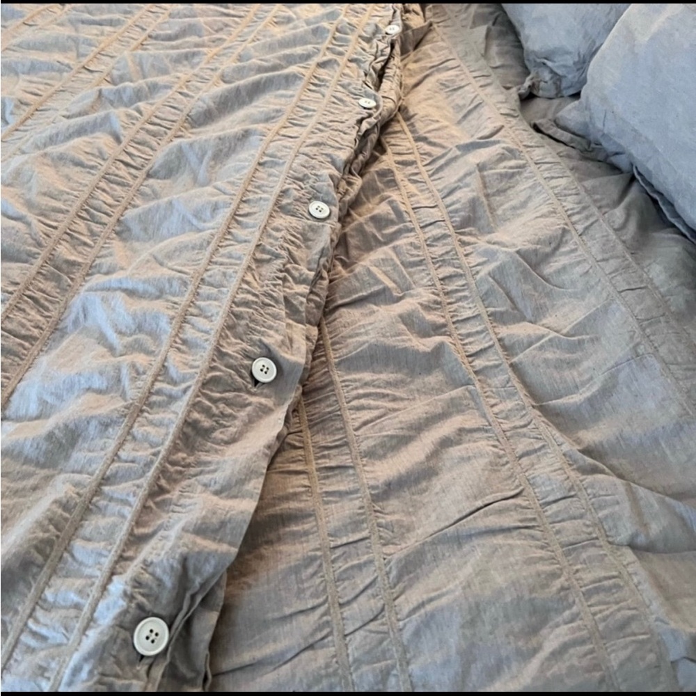 Parachute Light Gray Duvet Cover